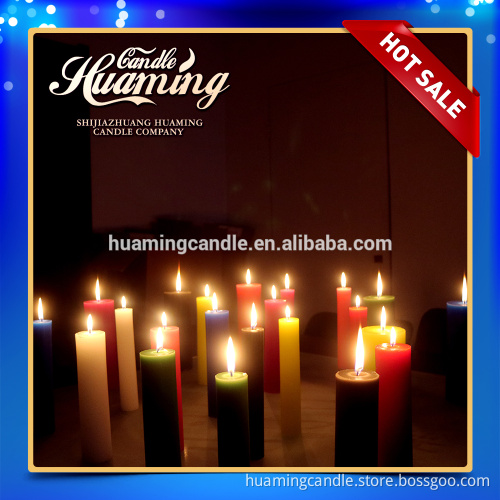 lighting pillar candle